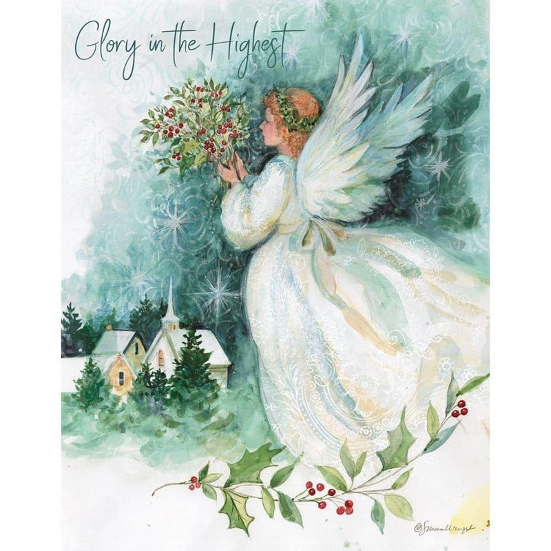 Lang, Angel of Christmas Boxed Christmas Cards (18 pack) Decorative Box by Susan Winget - Image 1